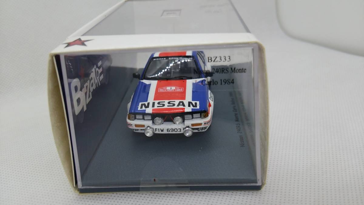 送料350円～ spark Bizarre 1/43 Nissan 240RS Monte Carlo Rally 1984 #3 ニッサン モンテカルロ ラリー_画像3