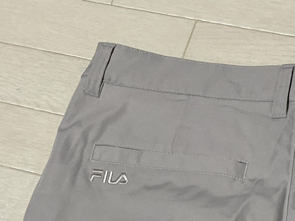 新品◆フィラ ゴルフ FILA GOLF ロゴ刺繍 吸汗速乾 ツイル ロングパンツ★春夏★BE★w86★送料198円_画像4