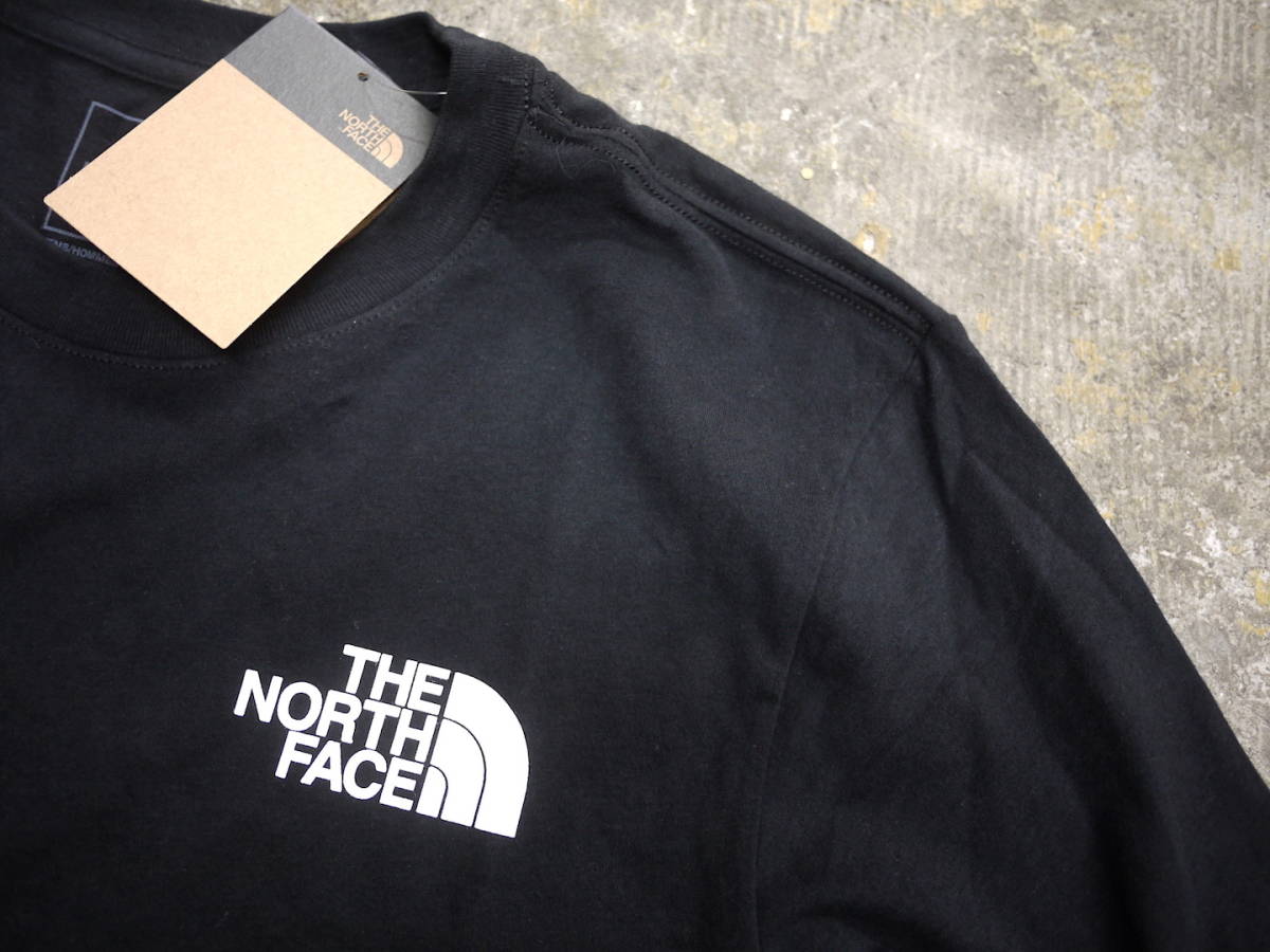 参考価格7700円 新品 L/THE NORTH FACE BOX NSE TEE ノースフェイス ボックス ロゴ バックプリント Tシャツ 半袖 / TNF BLACK_画像5