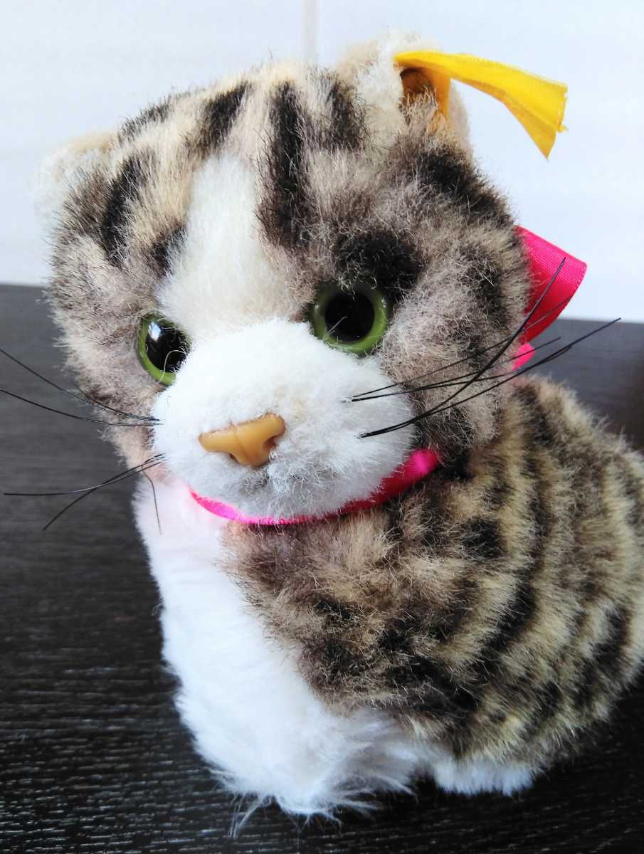 リアル ヴィンテージ シュタイフ アッシュグレイの猫さん 