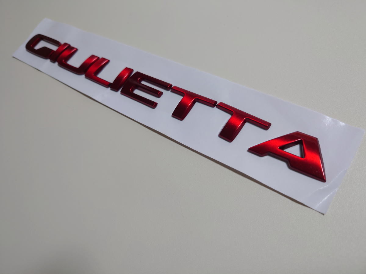 [1 point only ] Alpha Romeo Giulietta (Giulietta) tail for red emblem badge 