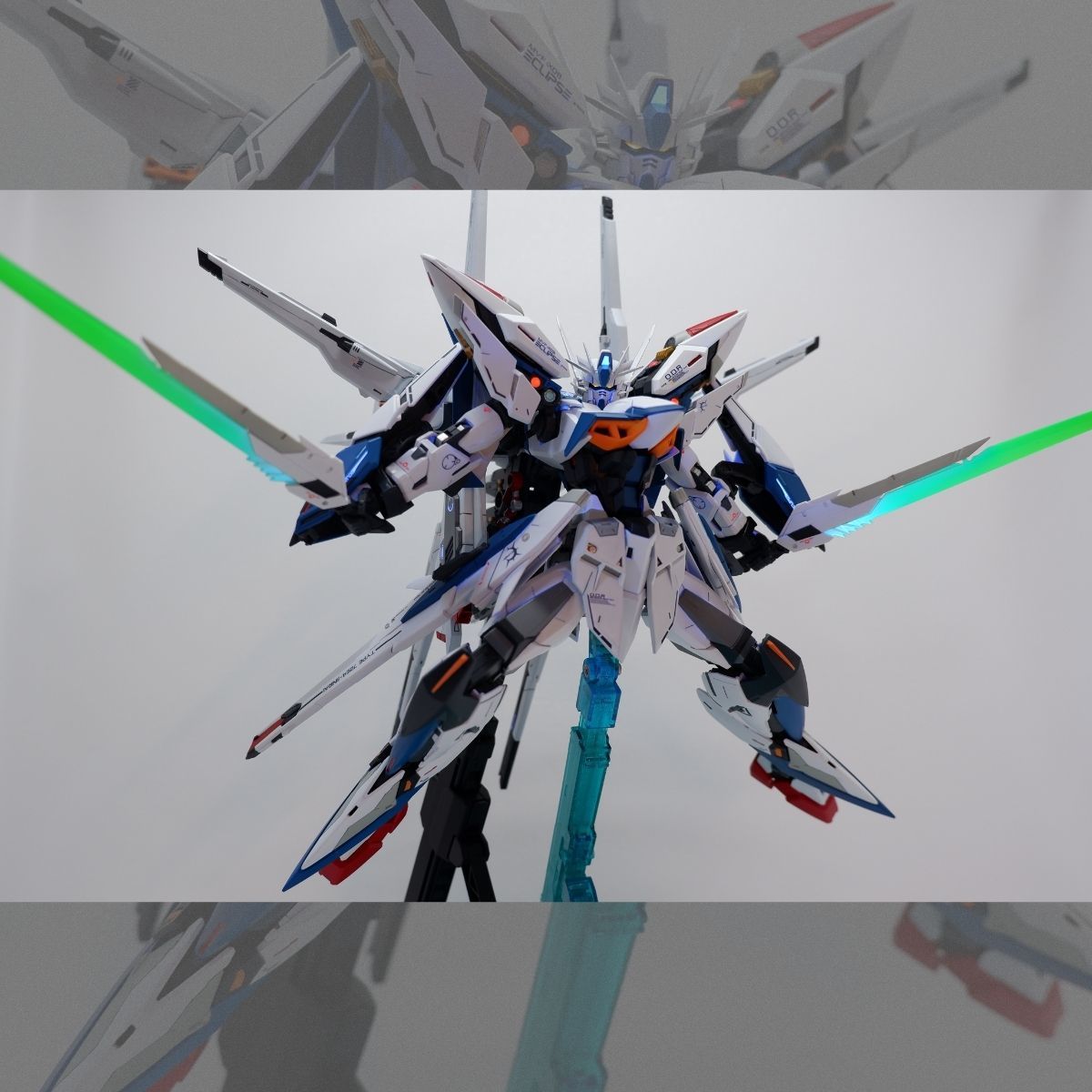 MG エクリプスガンダム オリジナルカスタム エクリプスガンダムカイ　全塗装 改造 改修 完成品_画像7