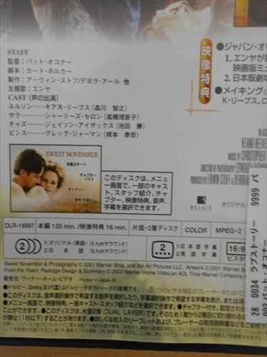 DVD レンタル版 スウィート ノベンバー_画像2