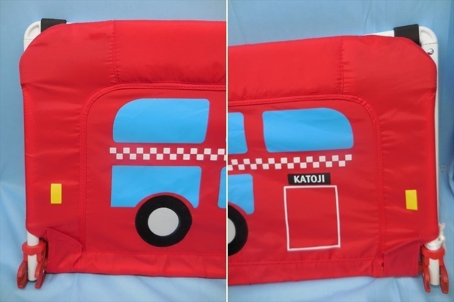  bed guard London bus pattern bed fence baby fence body only used 