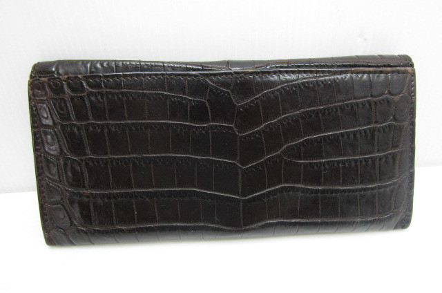 BOTTEGA VENETA ボッテガヴェネタ クロコ 長財布 札入れ カードケース