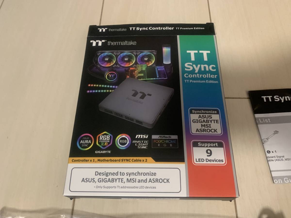 PayPayフリマ｜Thermaltake TT Sync Controller TT Premium Edition [ RGBソフトウェア対応コントローラー] PS782 CL-O015-PL00BL-A