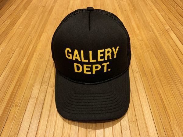 未使用　ギャラリーデプト　GALLERY DEPT. メッシュキャップ　トラッカーキャップ　ブラック_画像1