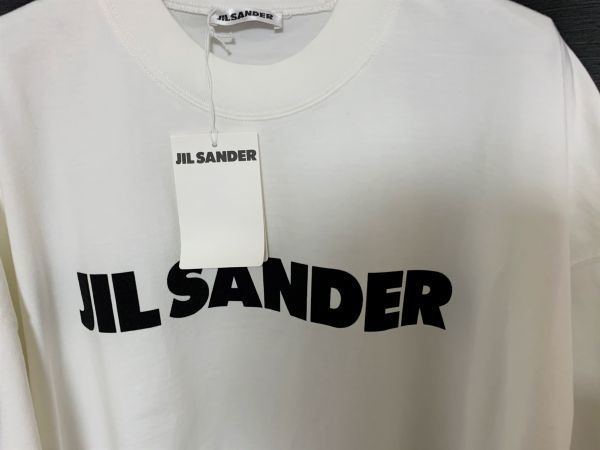 美品　ジルサンダー　Jil Sander　ジルサンダー+　ロゴTシャツ　ビックT　ホワイト_画像4