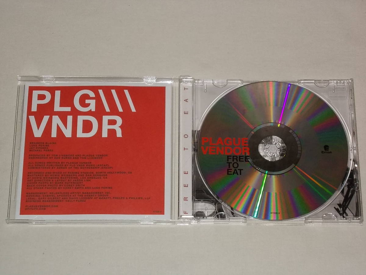 PLAGUE VENDOR/FREE TO EAT/CDアルバム プラグ・ヴェンダー_画像3