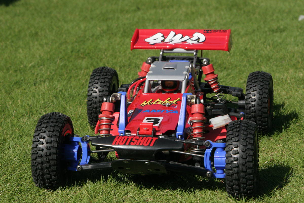 タミヤ 1/10 RC ホットショット HOT SHOT 2.4G 品 メカ プロポ付 改造