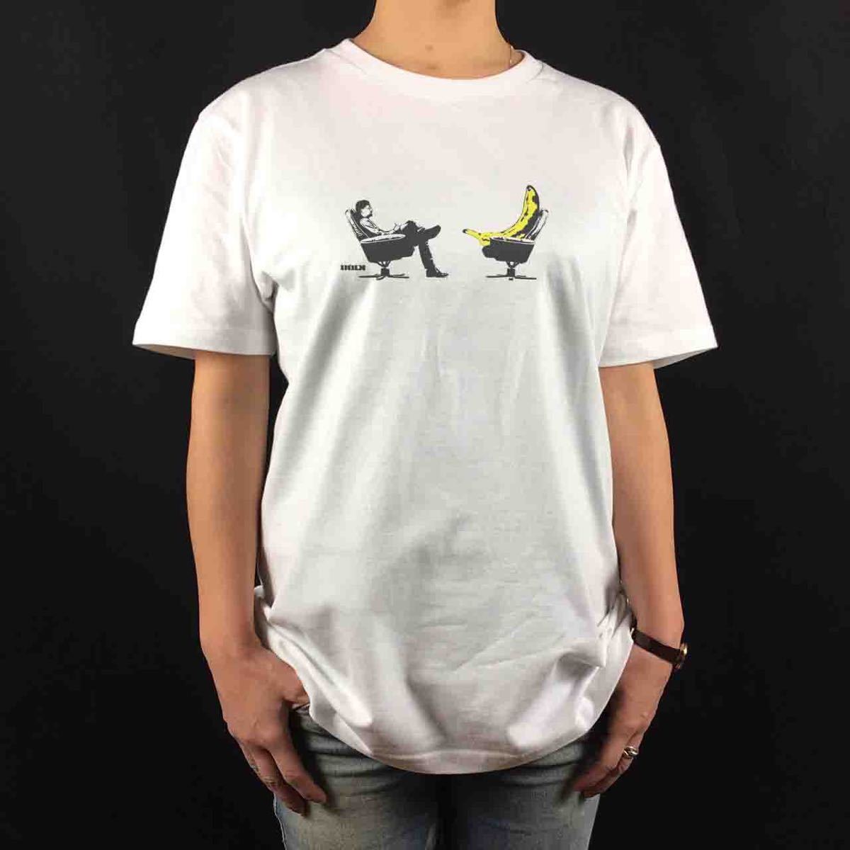 新品 DOLK ドルク Banana Therapy バナナ セラピー 治療 バンクシー風 Tシャツ S M L XL ビッグ オーバーサイズ XXL~5XL ロンT パーカー 可