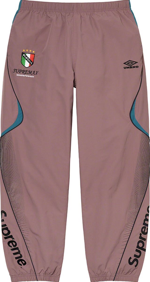 新品 デッドストック supreme Umbro Track Pant Dusty Plum L Large