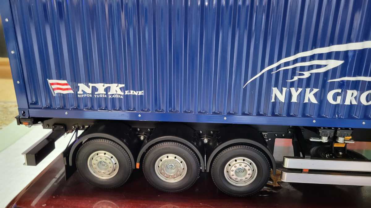 タミヤビッグトラック日本郵船40フィートコンテナセミトレーラー タミヤビッグトラック日本郵船40フィートコンテナセミトレーラー