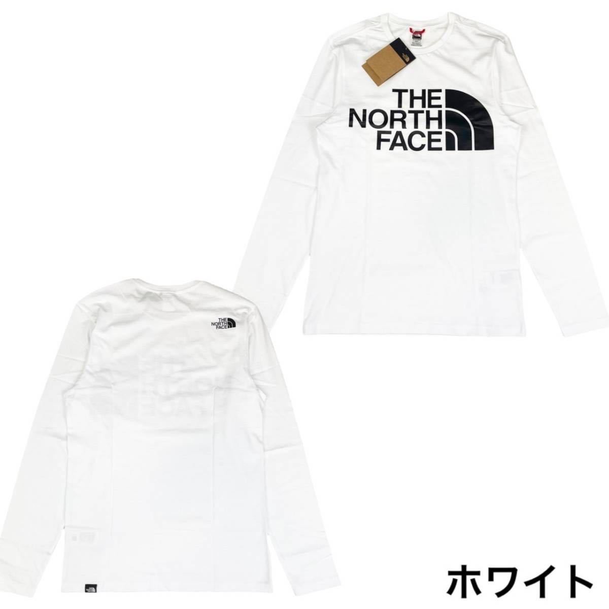 ザ ノースフェイス ロンT 長袖 Tシャツ ハーフドーム ロゴ NF0A5585 スタンダード 白 Lサイズ THE NORTH FACE L/S STANDARD TEE 新品