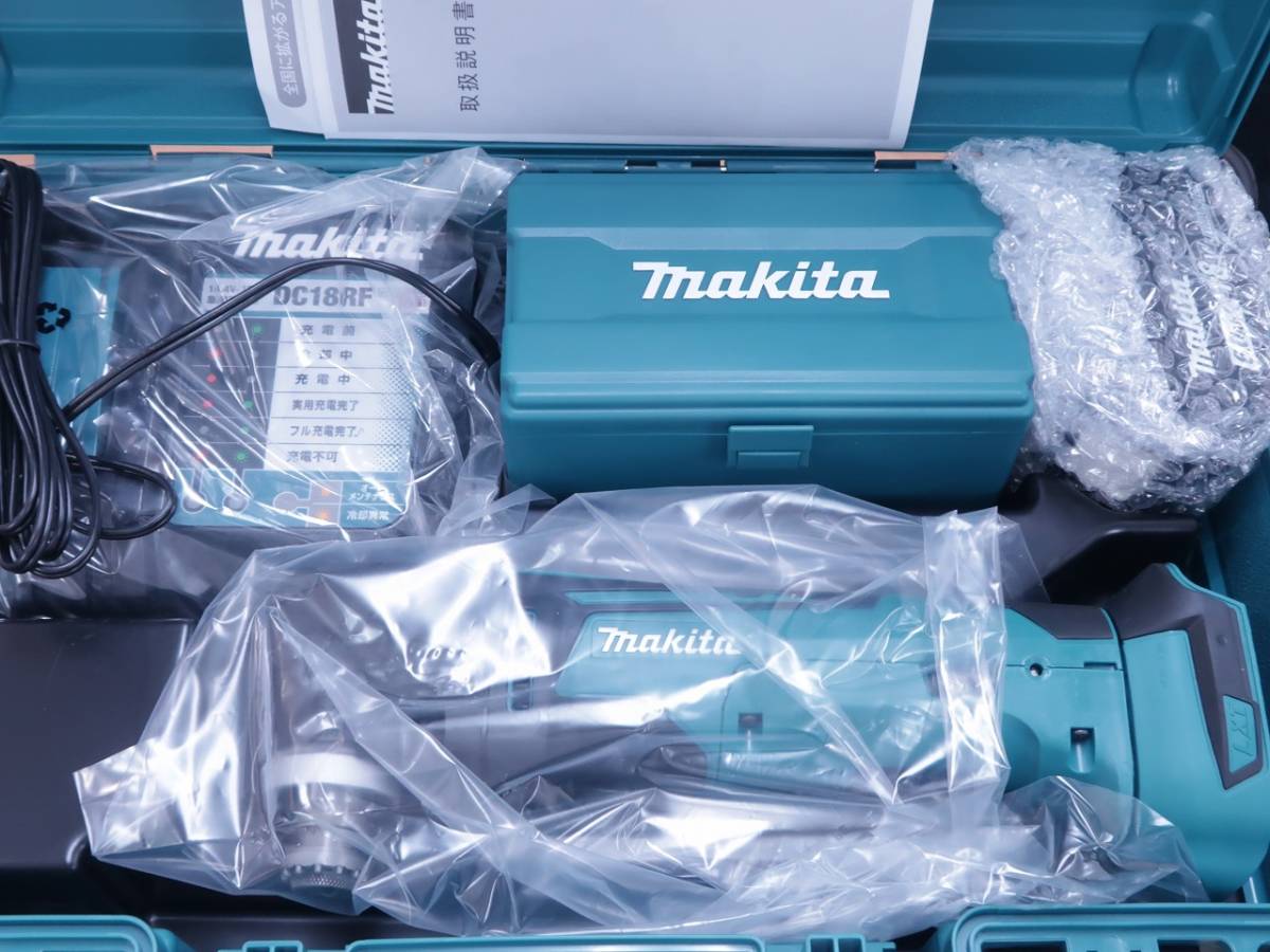 未使用 Makita マキタ 充電式 マルチツール TM51DRG 18V 6.0Ah 純正