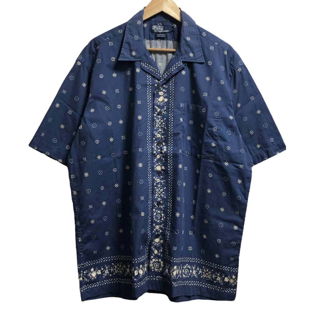 90s Polo by Ralph Lauren 半袖オープンカラーシャツ ポロラルフ