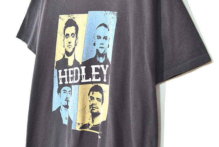 【送料無料】ヘドリー ミュージック ロックTシャツ バンドTシャツ メンズL HEDLEY アメカジ USA古着 BB0412