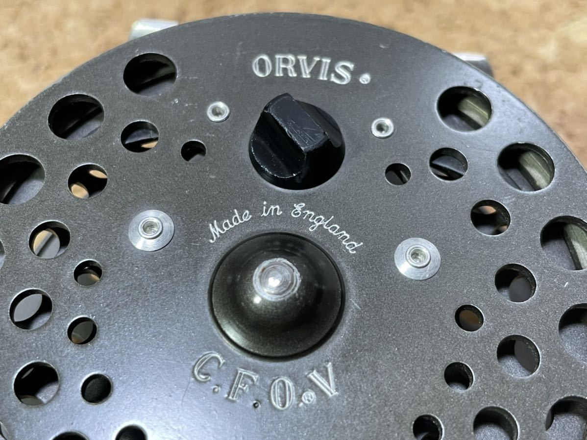 即決 稀少 オールド ORVIS CFO V 5 オービス fly reel C.F.O. Orvis フライリール 美品 機関好調