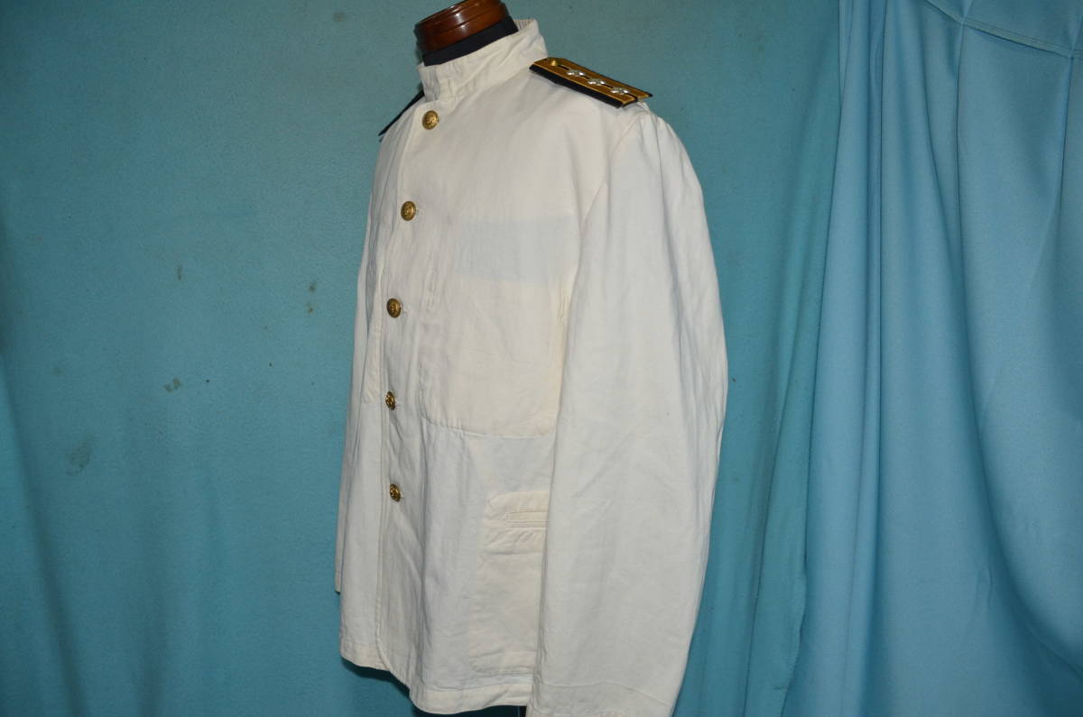 宅配 帝国海軍 海軍士官第二種軍装 中田商店製(肩章:大佐、制帽付き