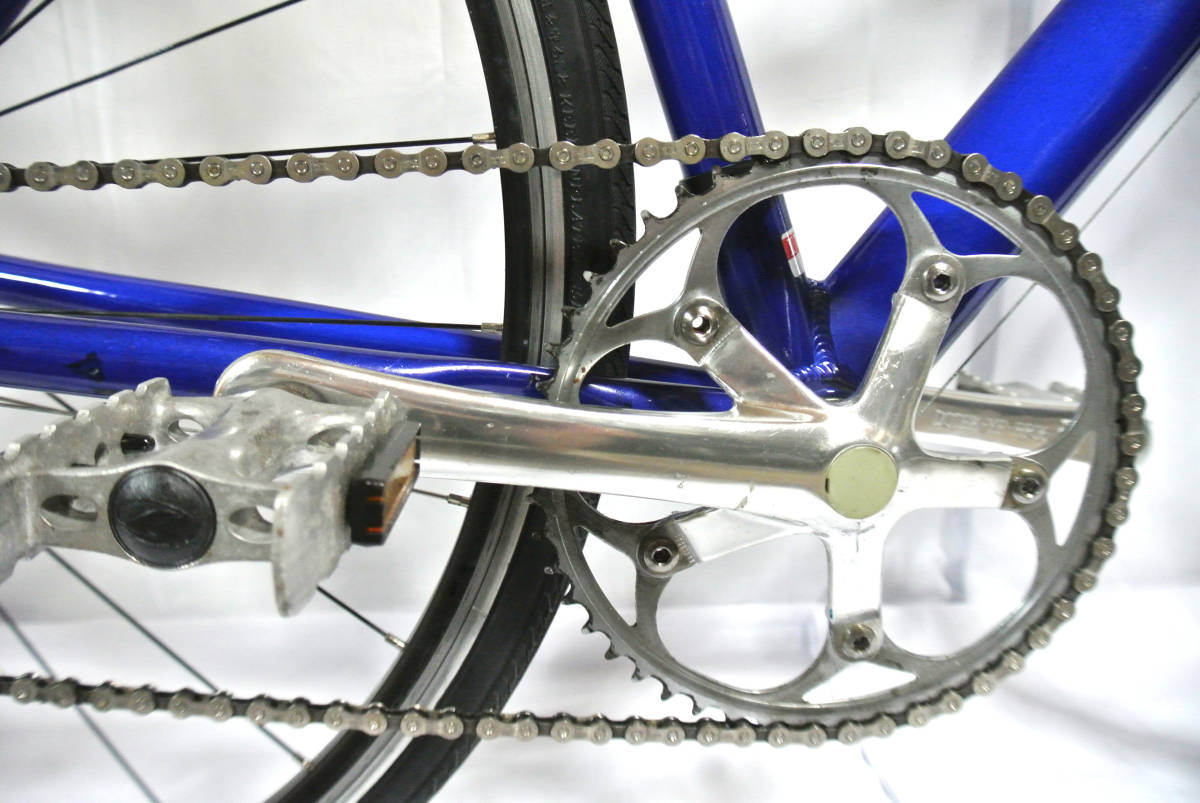 6-060 ☆ 【SBX】 ※ CX-2 軽快クロスバイク 8速 青色 中古自転車 的