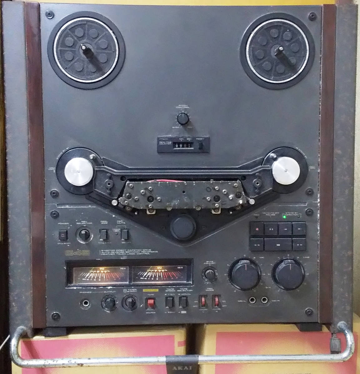 アカイ オープンリールデッキ AKAI GX-646 ジャンク 部品取り用 アカイ オープンリールデッキ AKAI GX-646 ジャンク 部品取り用