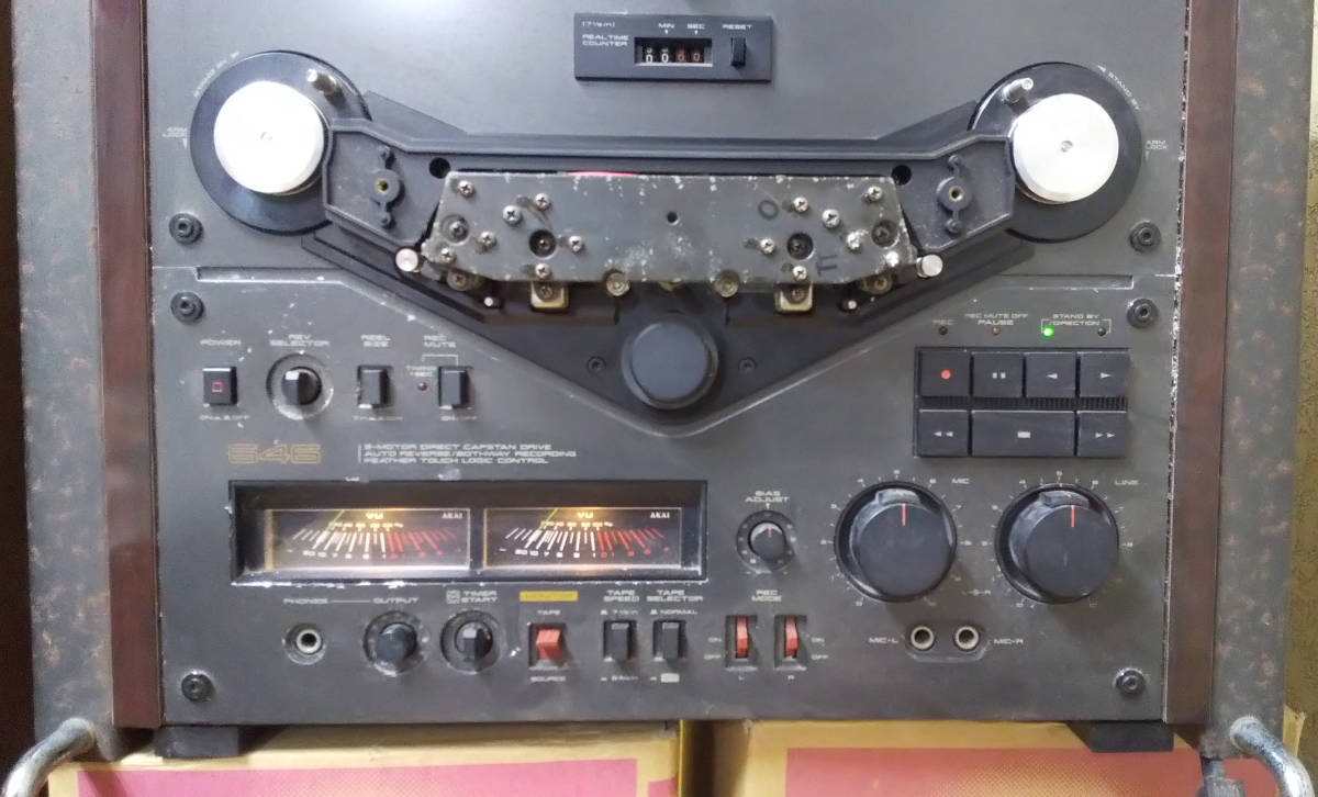 アカイ オープンリールデッキ AKAI GX-646 ジャンク 部品取り用 アカイ オープンリールデッキ AKAI GX-646 ジャンク 部品取り用