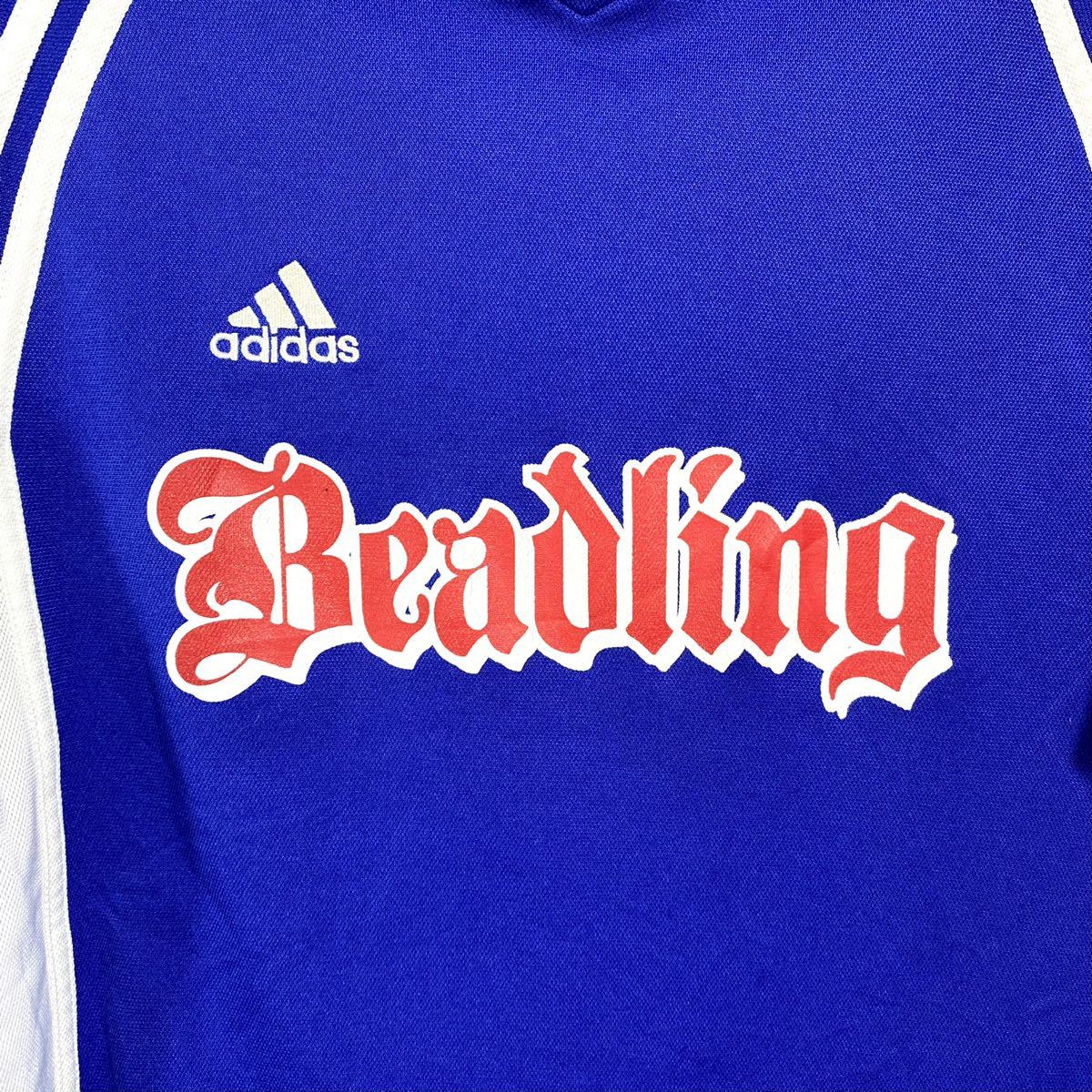 ■ adidas 2004 Beadling Soccer Club #16 サッカー ユニフォーム Tシャツ 古着 アディダス サッカー スポーツ ブルー サイズS ■_画像4