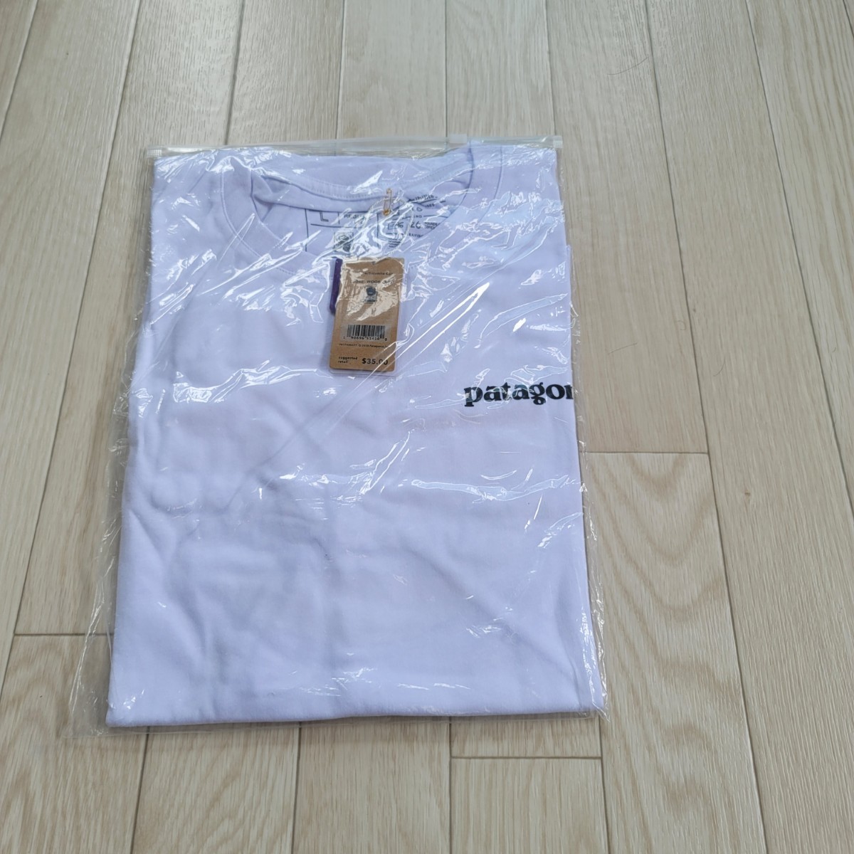 Patagonia  Tシャツ　ユニセックス　Tシャツ ホワイト　L　Tシャツ