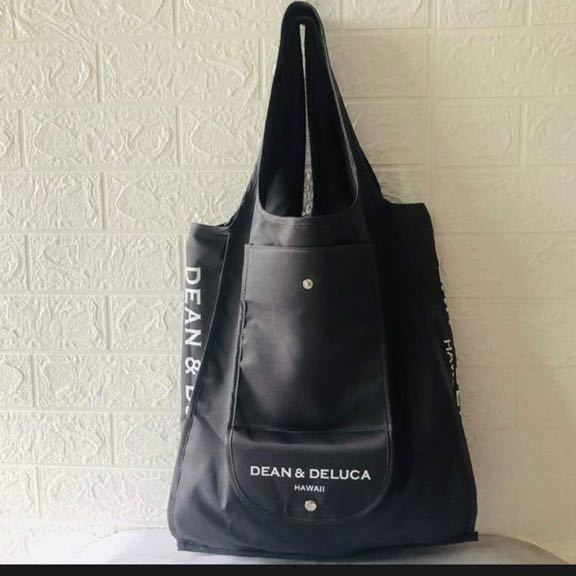 DEAN & DELUCA ディーン&デルーカ　エコバッグ トートバッグ ハワイ柄　グレー