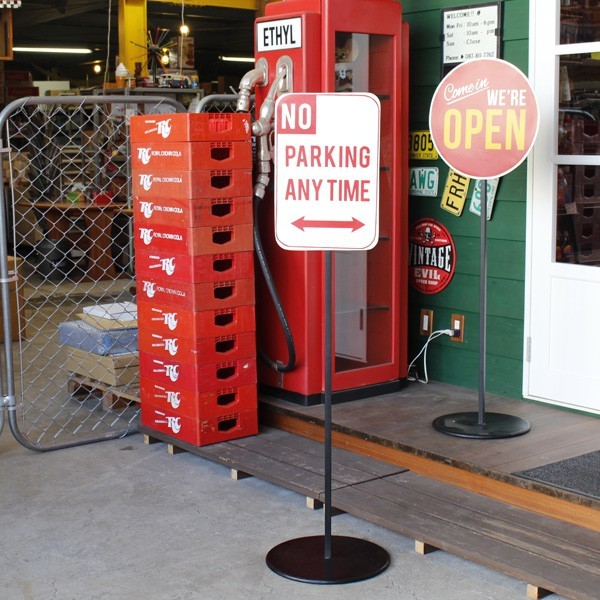 アメリカンスタンドサイン「NO PARKING」（駐車禁止）　／スタンド式看板、立て看板、案内標識／アメリカンサイン／_画像5