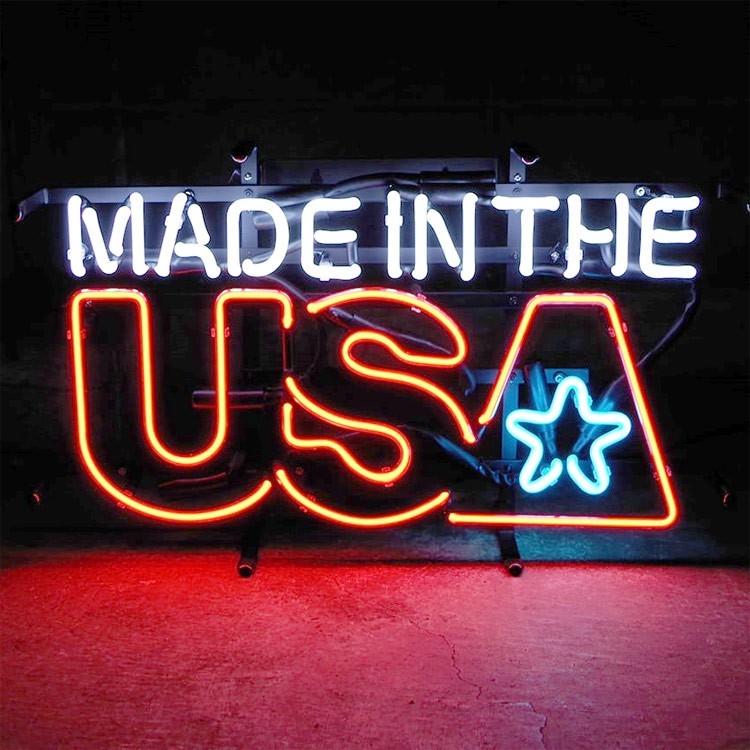 アメリカンネオンサイン MADE IN THE USA インテリア照明 ネオン管