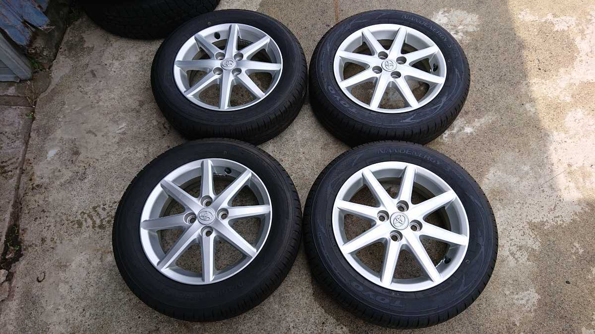 トヨタ純正 アルミホイール アクア 15×5J+39 4H PCD100 175/65R15 2018