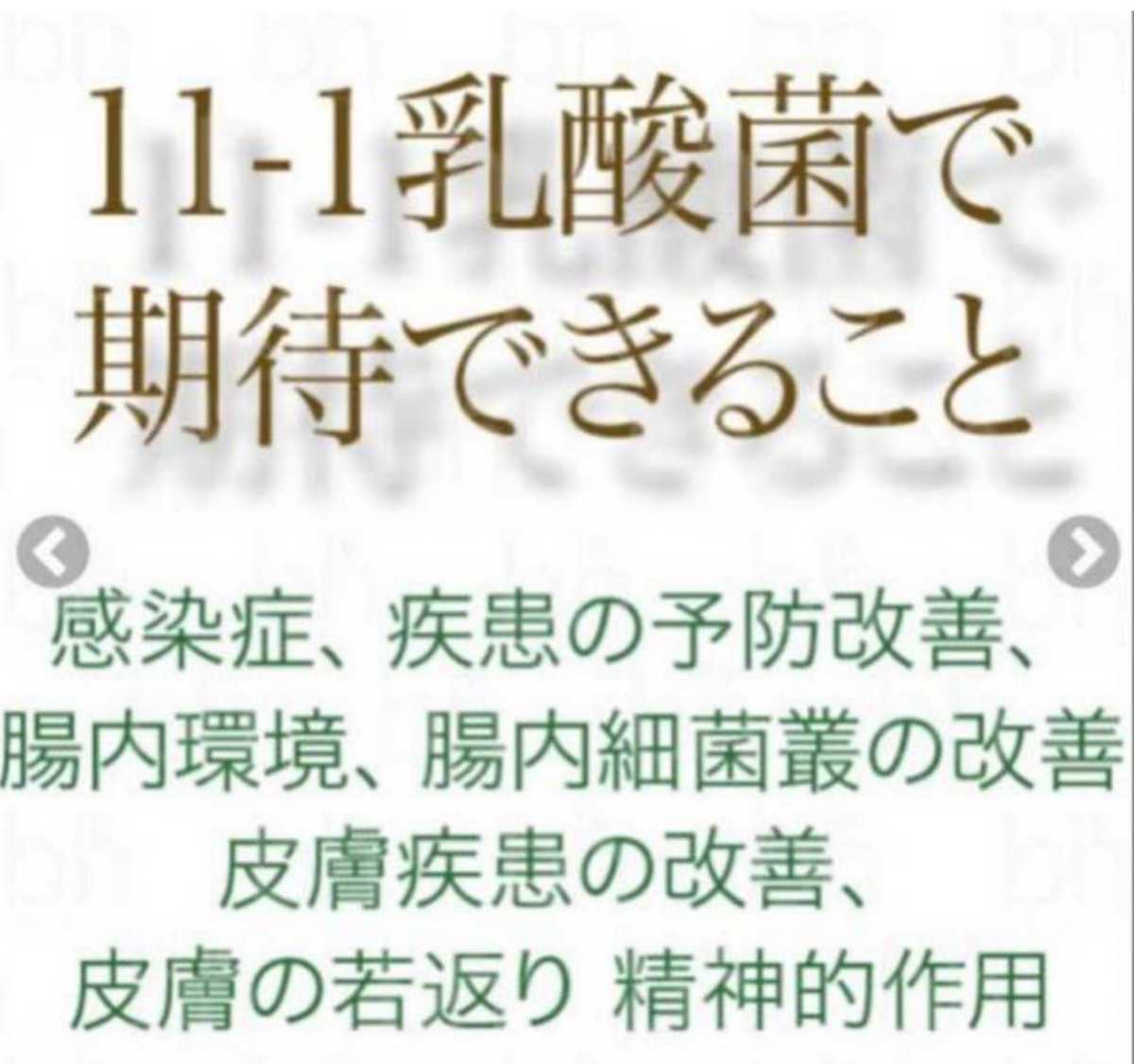 新品！未開封！匿名配送】11-1 乳酸菌 いちいちのいち 3箱セット opal.bo