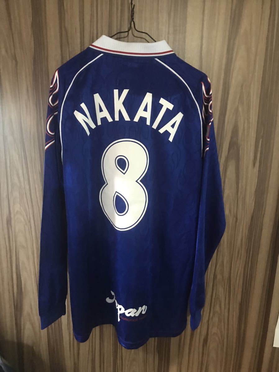中田英寿!フランスワールドカップモデルの炎!珍しい長袖! solseg.com.co