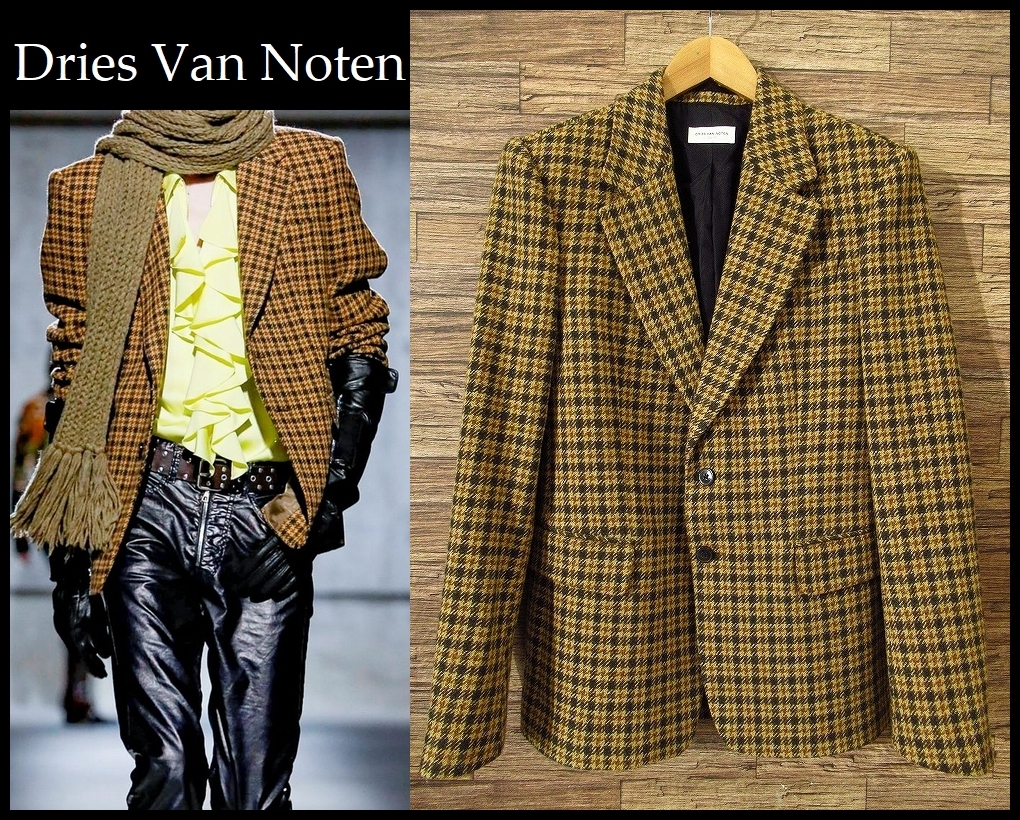 dries van noten テーラードジャケット ウール