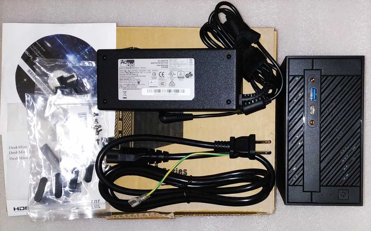 送料無料】ASRock DeskMini 310/B/BB/JP PCケースにIntel H310搭載