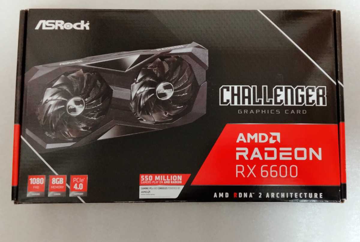 送料無料】ASRock RX6600 Challenger D 8G RX6600 CLD 8G AMD Radeon
