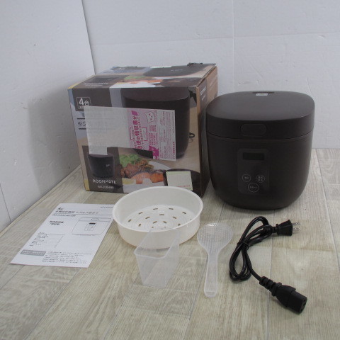 5717PS【未使用】ROOMMATE 多機能炊飯器 4合炊き グルメ炊き ブラウン RM-200H-BR