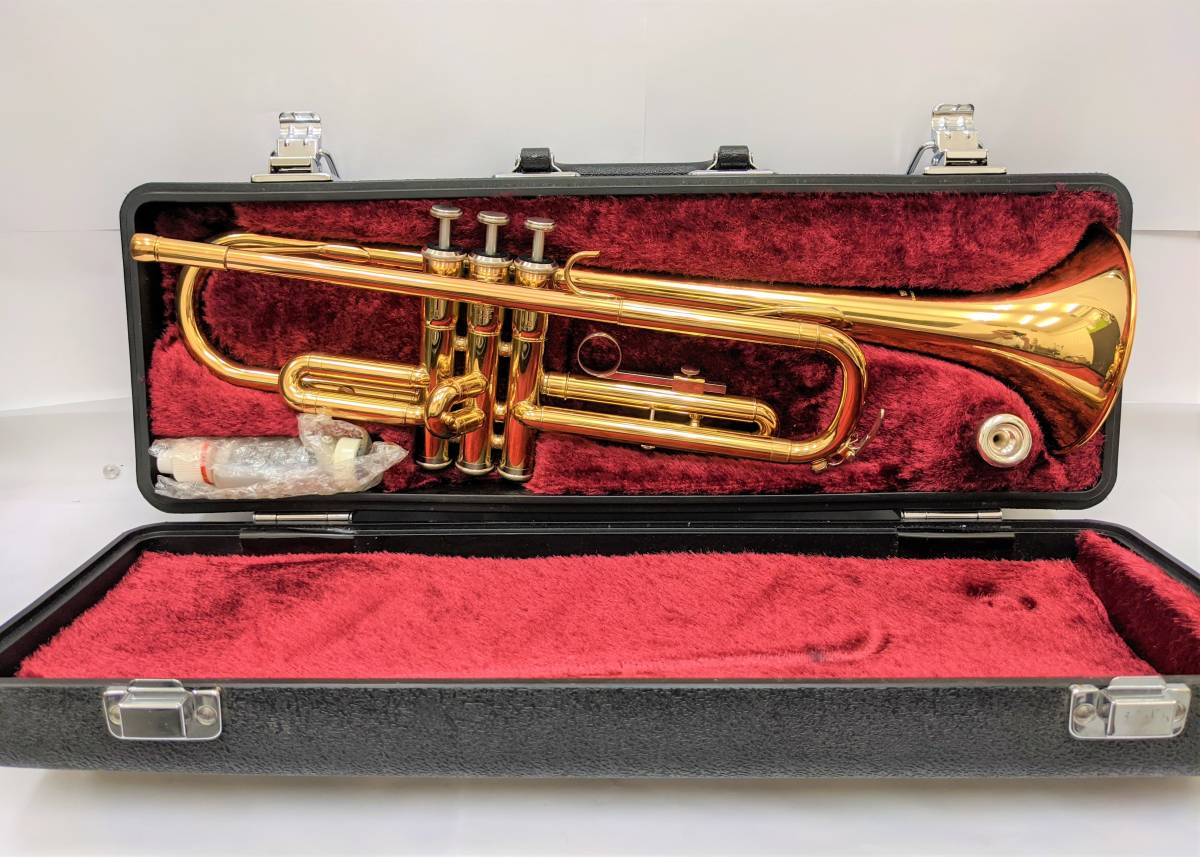 11638】YAMAHA ヤマハ トランペット YTR1335 ハードケース付 マウス