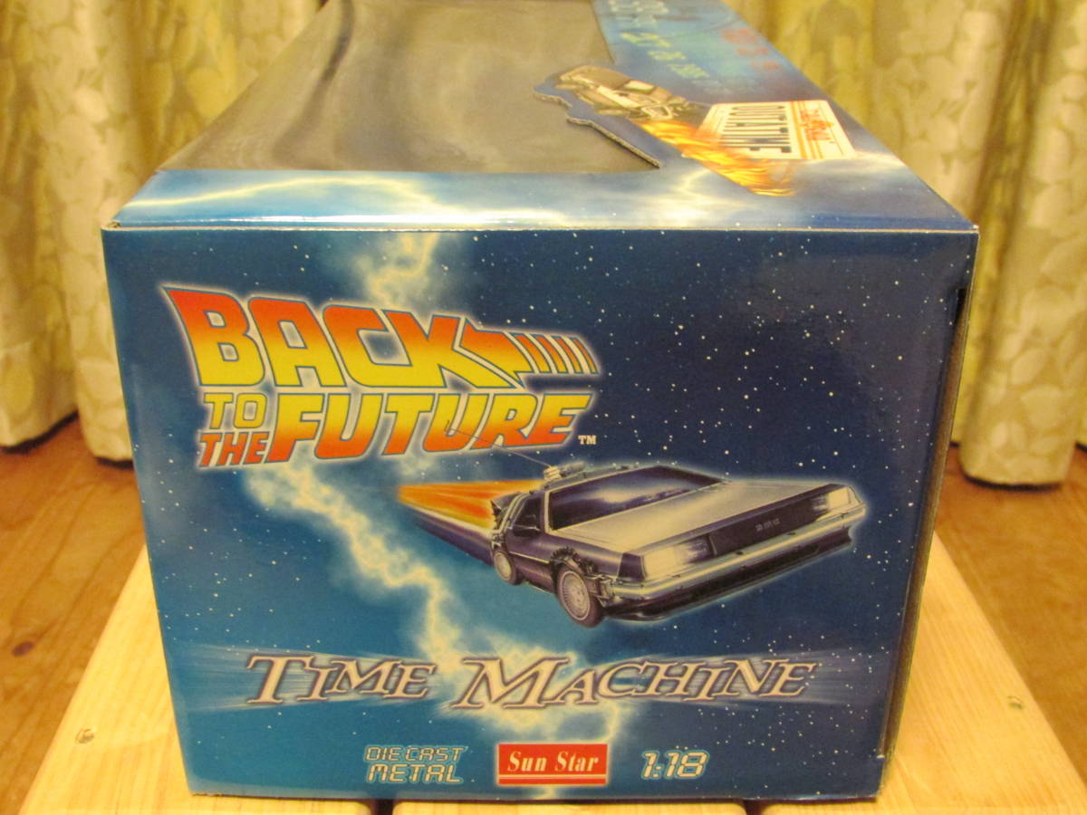 デロリアン　TIME MACHINE 1/18スケール◆Sun Star◆DIECAST METAL◆新品未開封◆バックトゥザフューチャー◆BUCK　TO　THE　FUTURE　_画像7