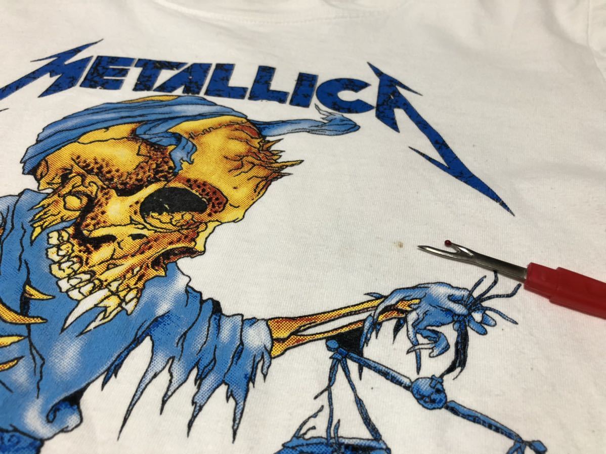 【送料込み】METALLICAメタリカagainstアゲインスト半袖プリントTシャツバンドTシャツ_画像10