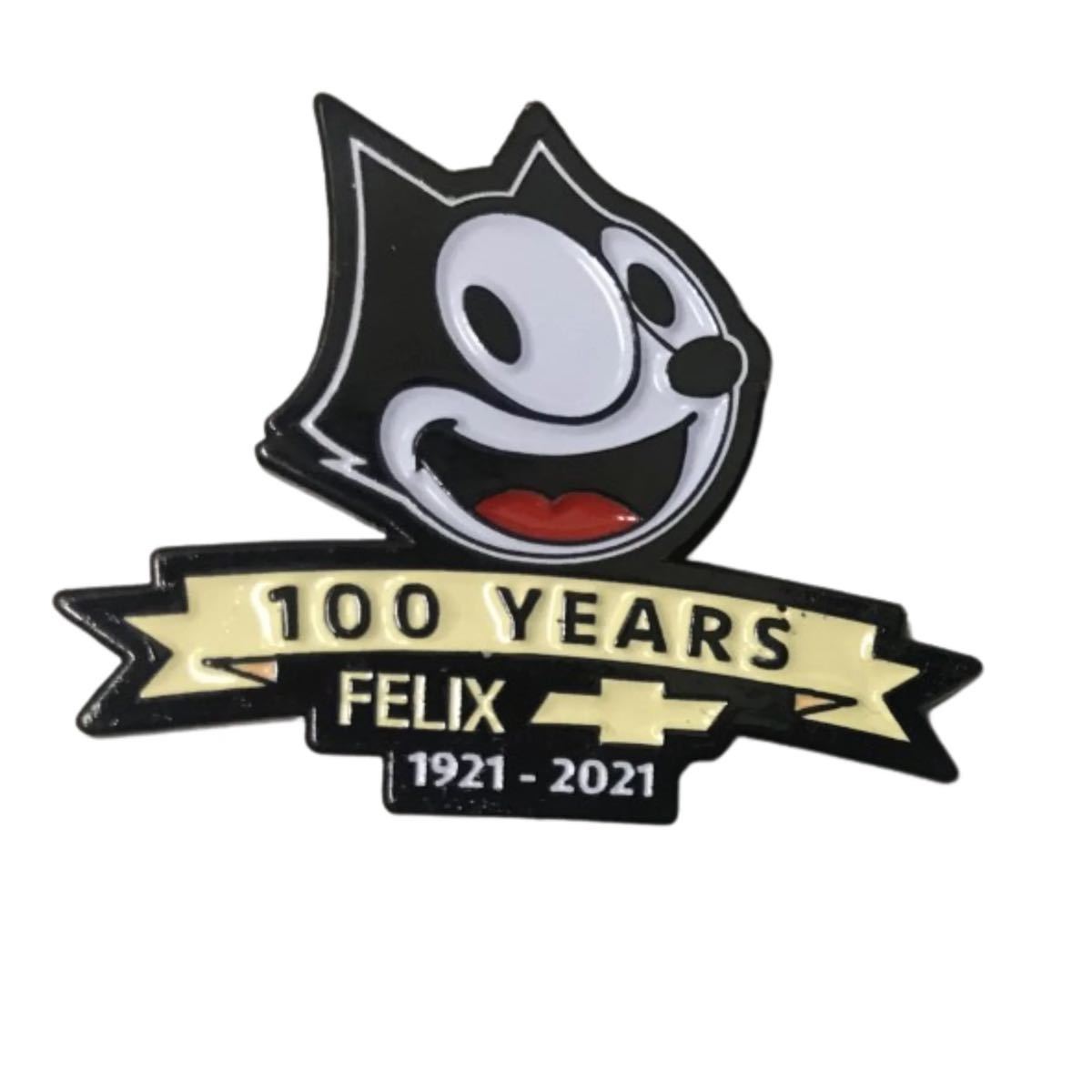  включая доставку 100th Anniversary Felix Chevrolet Black Pin значок Felix Chevrolet Impala гидро Lowrider хром 