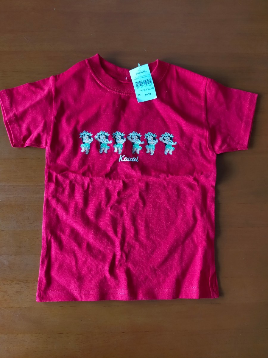 新品 未使用 XSサイズ 子供用 Hanes 半袖Tシャツ 2枚セット 定価2700円 タグ付き Tシャツ 半袖Tシャツ