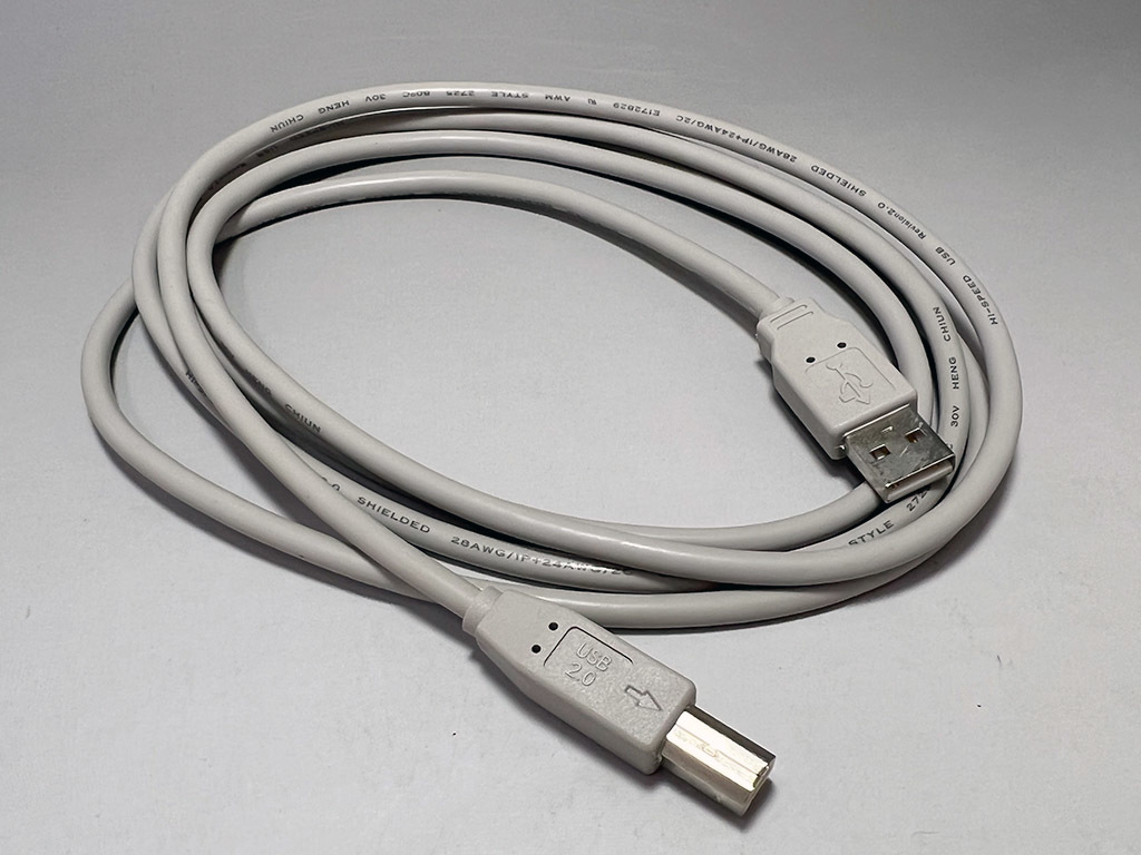 ☆USB2.0ケーブル 2m USBケーブル Aオス・Bオス プリンターケーブル　管理番号[F2-D009]