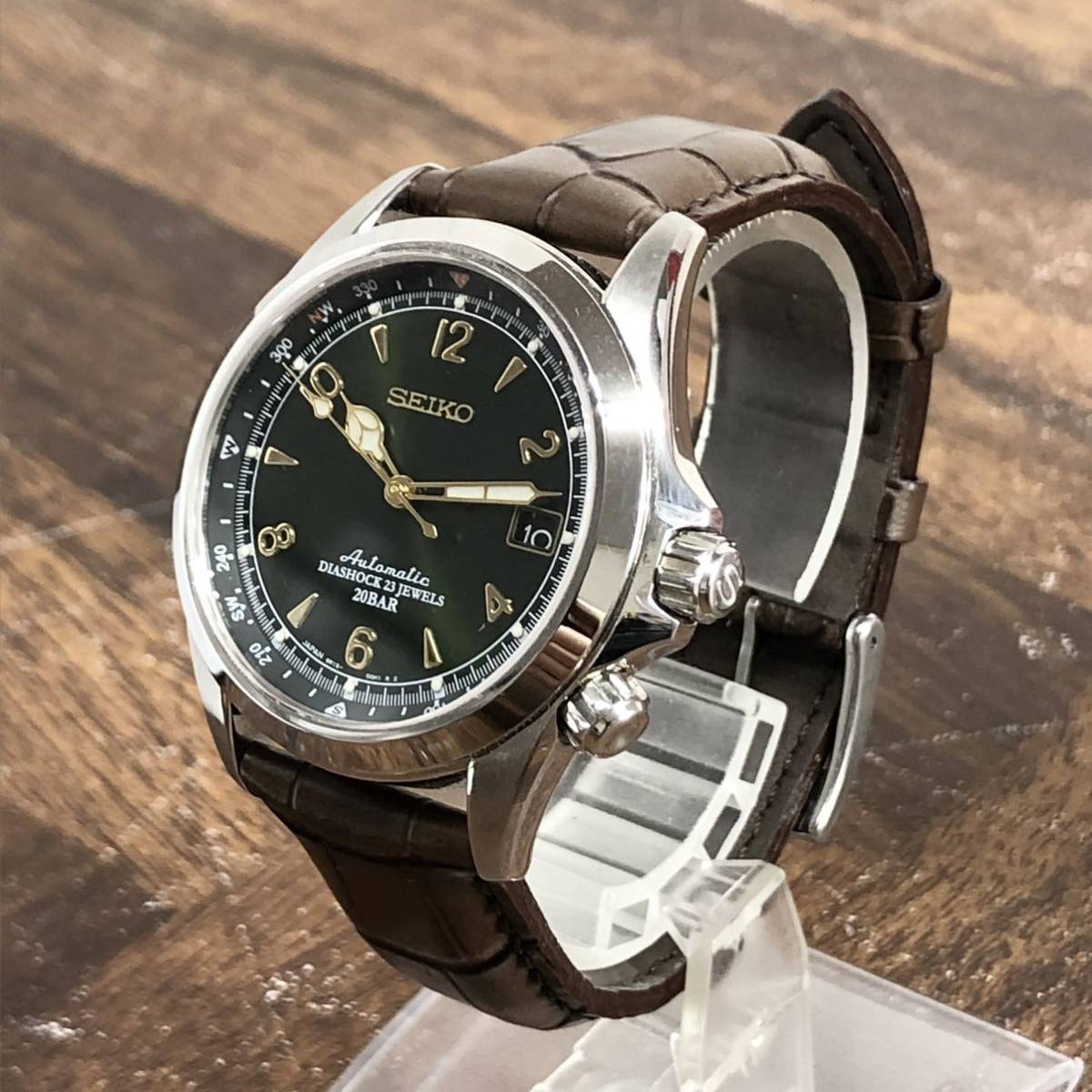 美品 SEIKO セイコー メカニカル アルピニスト 6R15-00E1 自動巻