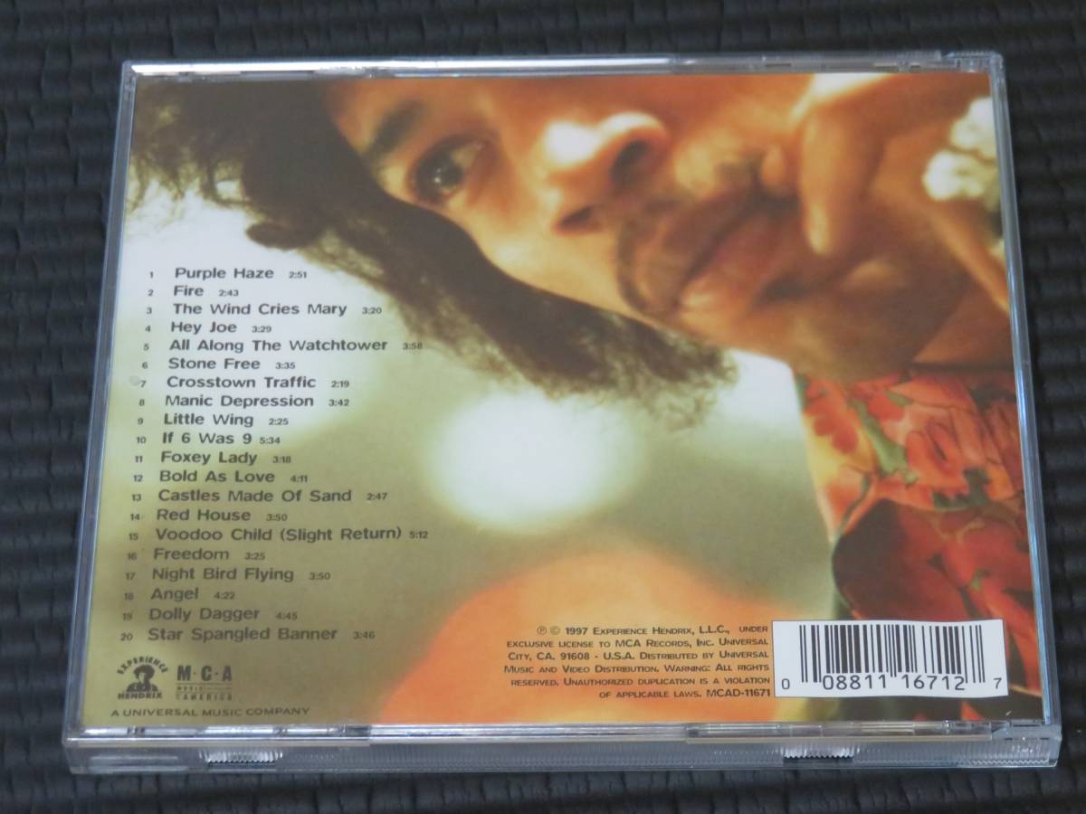 ◆Jimi Hendrix◆ ジミ・ヘンドリックス Experience Hendrix: The Best Of Jimi Hendrix ベスト CD 輸入盤