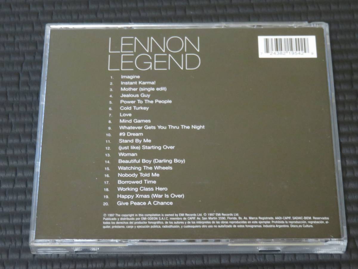◆John Lennon◆ ジョン・レノン Lennon Legend The Very Best of Lennon ベスト Best CD 輸入盤