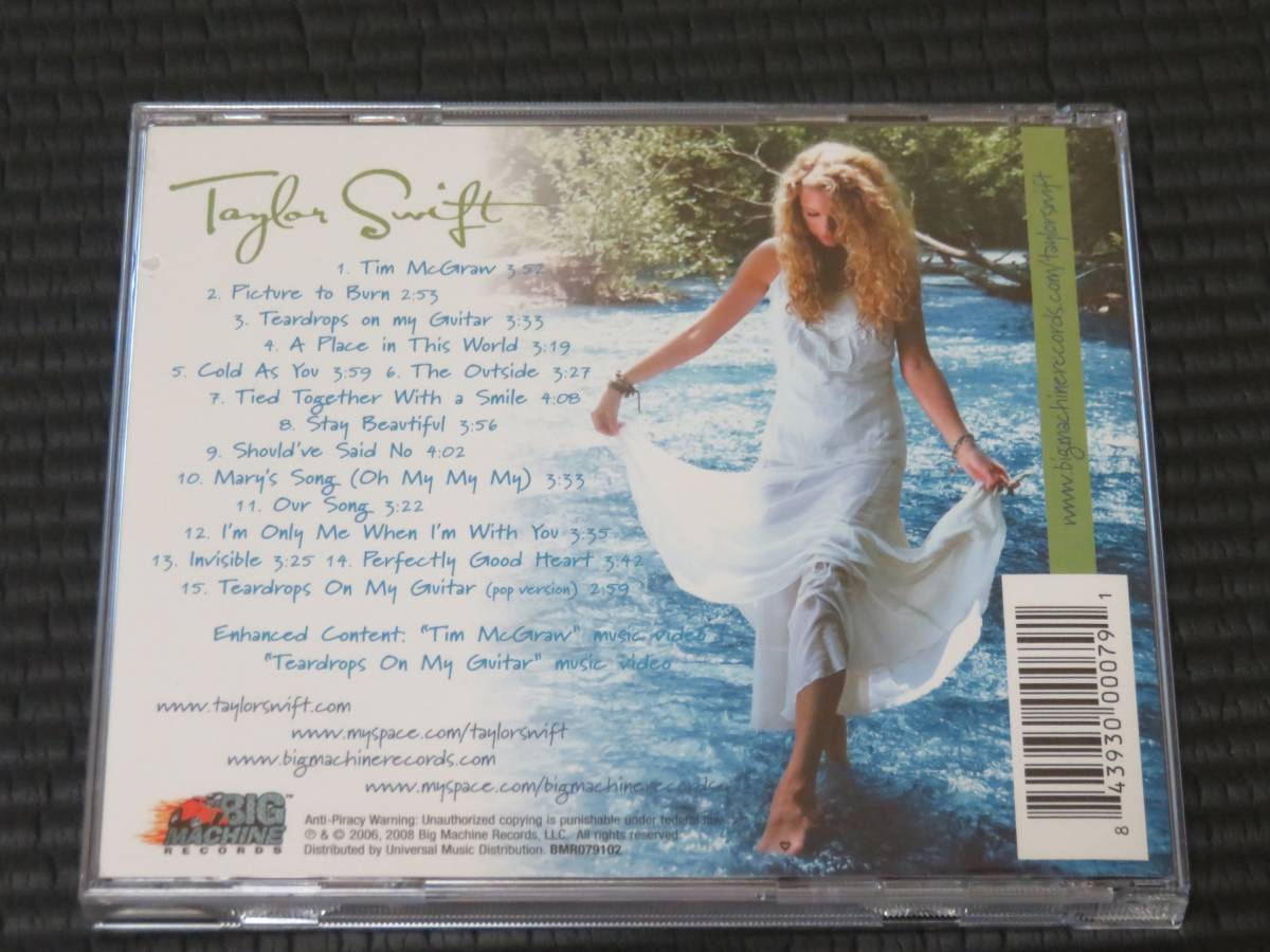 ◆Taylor Swift◆ テイラー・スウィフト Taylor Swift デビューアルバム CD 輸入盤 15曲収録盤_画像2