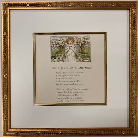 【特価】 ≪ ケイト グリーナウェイ ≫ オリジナル石版画 THE APRIL BABYS BOOK ⅩⅥ 1900年 KATE GREENAWAY 1