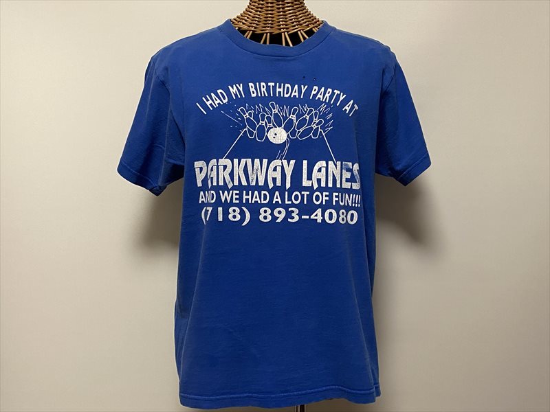 ★USED/PARKWAY LANES/USA BOWLING/PRINT T-SHIRTS/FROUTS OF THE LOOM/ボーリング/イベント/プリントＴシャツ★_画像1